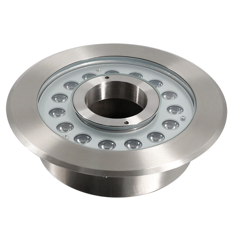 High Quality IP68 Dmx 4in1 rgbw 12 Volt fountain Light stainless steel  Led Fountain Lights