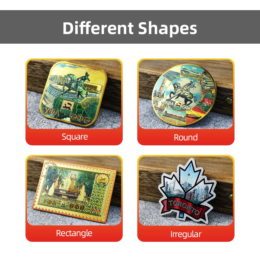 New Product Funny Door Magnetic Germany Souvenir Heart Cup Shaped Home Aluminum Foil Fridge Magnet