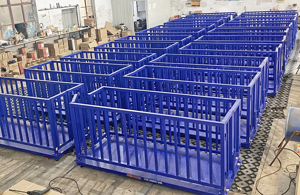 Premium quality digital animal pig cattle weight livestock weighing scale cage