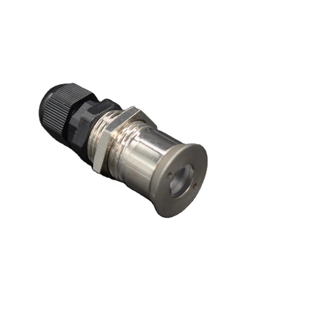 RGB IP68 LED fiber optic buried end fitting for underwater pool light