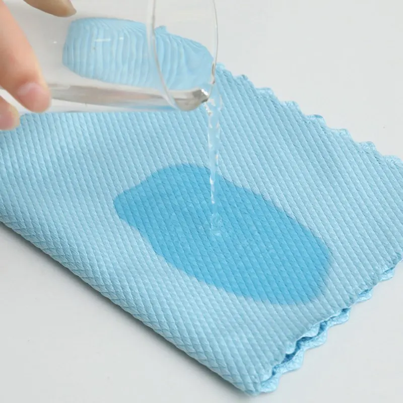 
Kitchen Anti-Grease Wiping Rags Efficient Fish Scale Cloth Cleaning Cloth Home Glass Washing Dish Cleaning Towel 