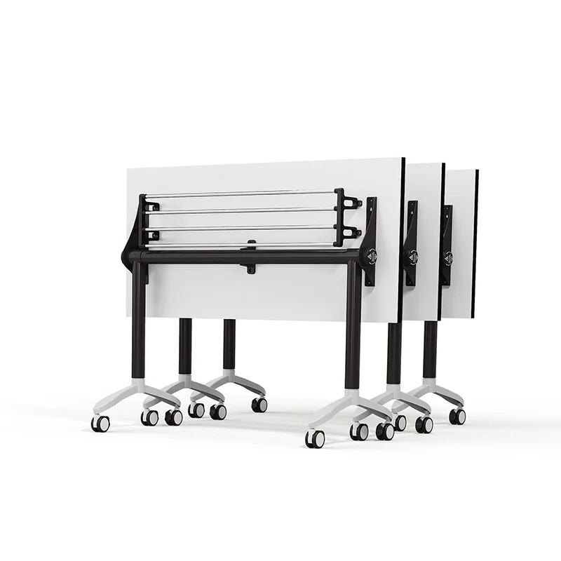 Manufacturer Office Building School Furniture Foldable Training Table Modern Modular Conference Table White