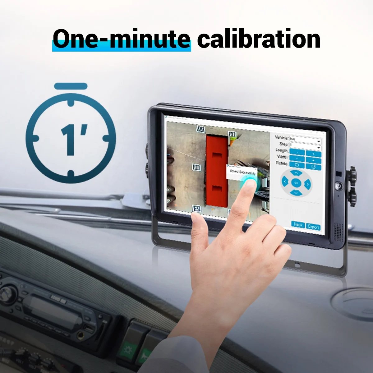 STONKAM Hot Sale 4 Cameras 360 Degree Camera System Truck With Pedestrian Detection 360 Camera Bus With Pedestrian Detection