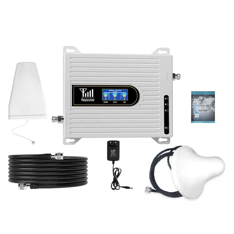 900 1800 2100 МГц трехдиапазонный мобильной сети GSM репитер 2G 3G 4G