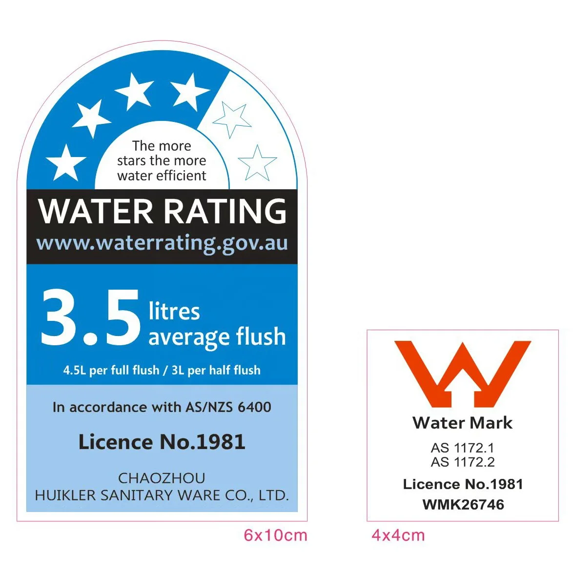 Hot sale sanitary ware floor mounted rimless washdown commode australia standard toilet watermark two piece toilet bowl