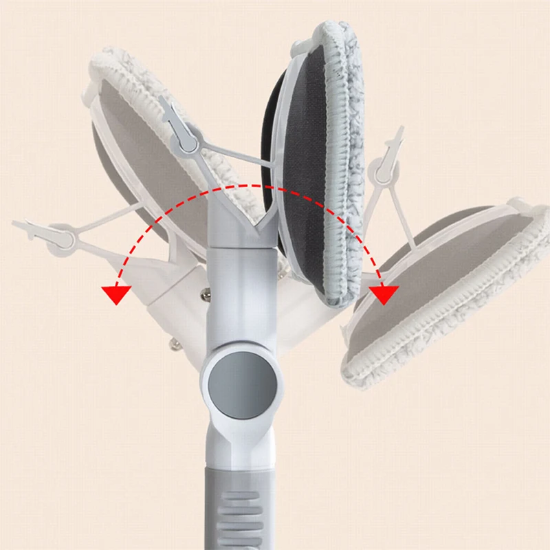 Extenclean Squeegee Window Cleaner Flexible Glass Cleaner With Extension Pole Telescopic Window Washing Wiper