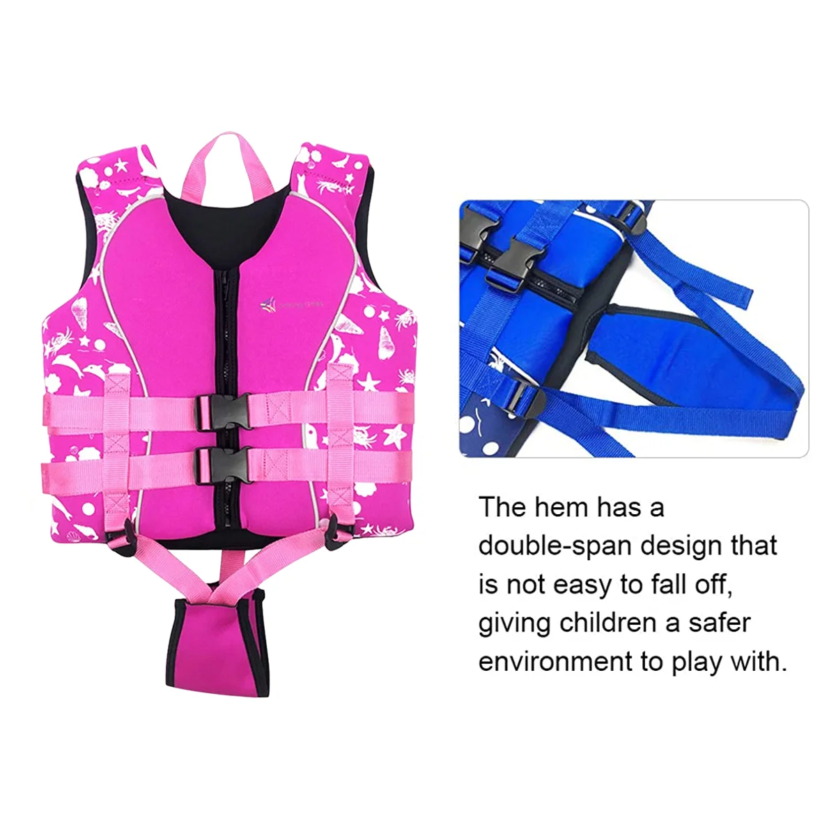 Children Baby  Foam Personalized Offshore Life Jacket Vest For Fishing