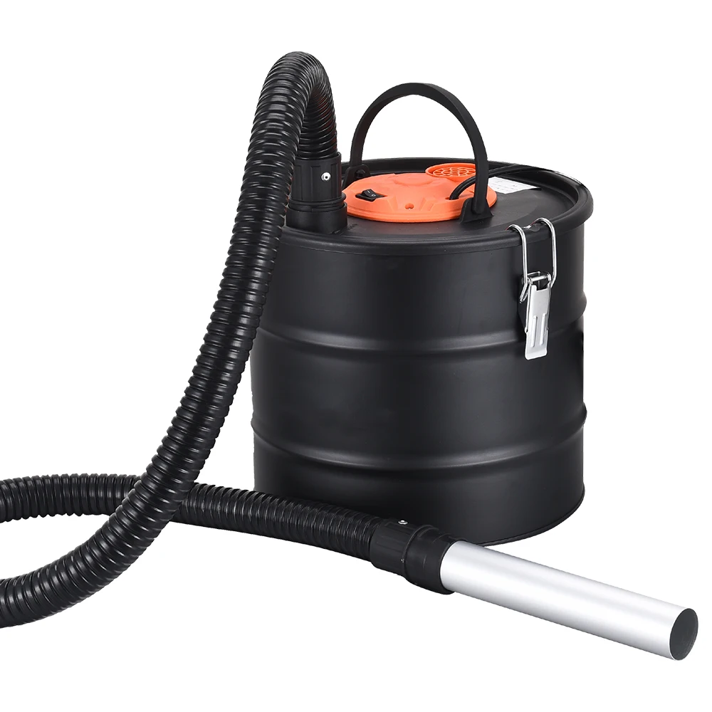 JIENUO 20L Fireplace Ash Vacuum Cleaner Wood Burner Vac Collector Dry Cleaning Equipment for Camping, BBQ, Outdoors JN019-20L