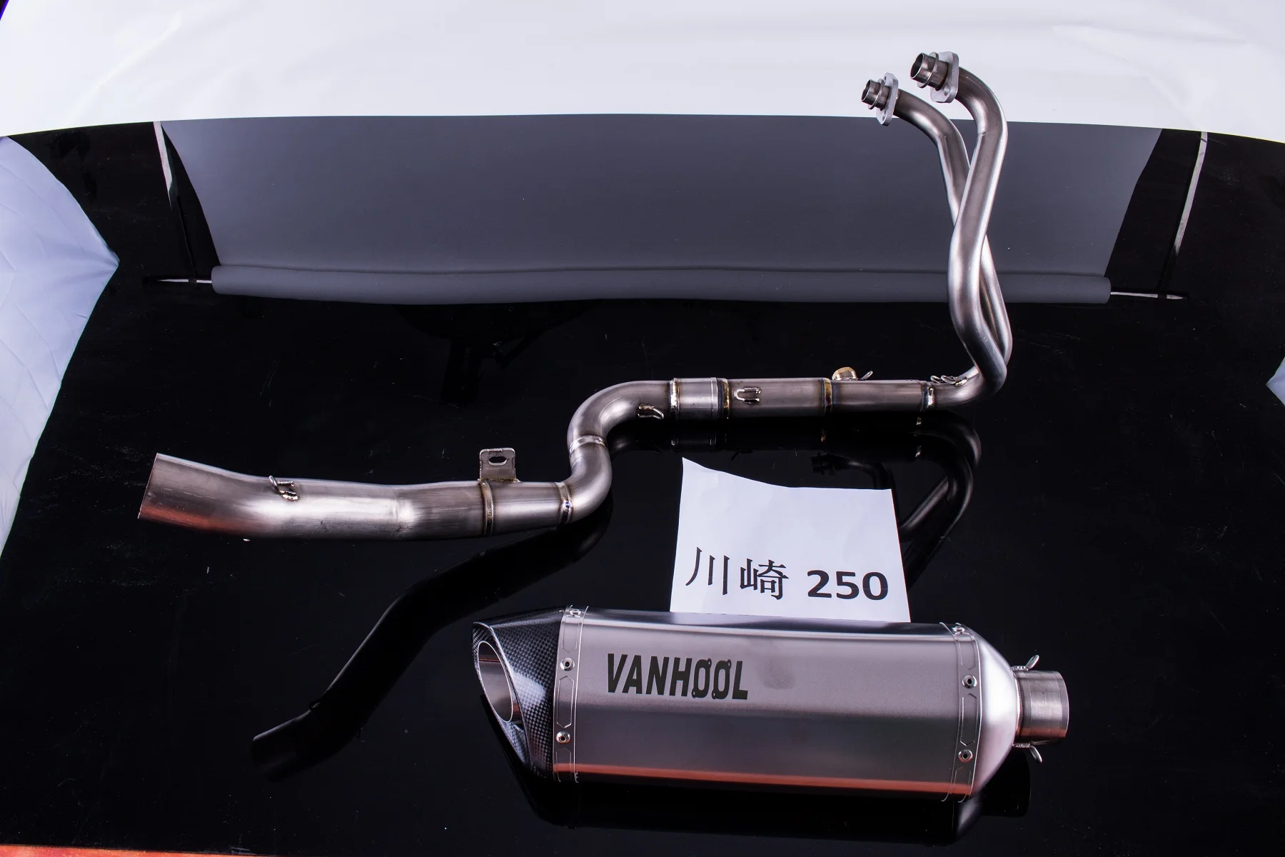 Factory Direct Selling High performance aftermarket titanium exhaust pipe system parts for Kawasaki Ninja 250/300