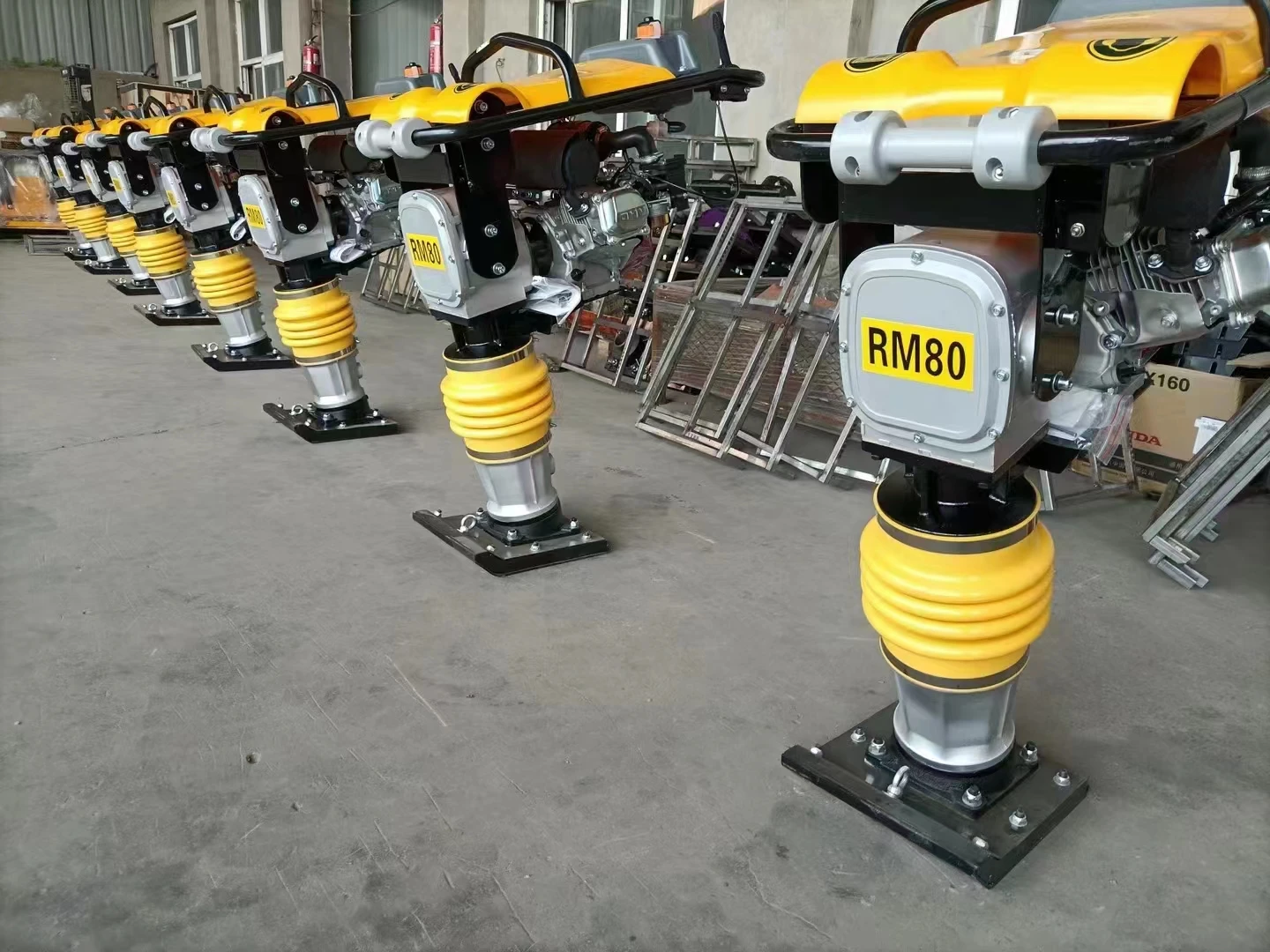 Best Design Cheap Price 2 Stroke Electric Ground Compactor Tamping Rammer 5.5HP Gasoline Soil Vibratory Impact Tamping Rammer