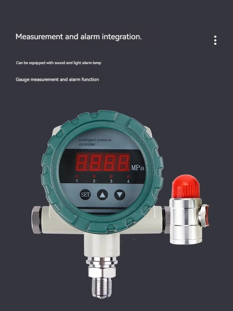 Intelligent transmission controller, one 4-20mA, two relays, 24V/220V, optional electrical contact pressure switch