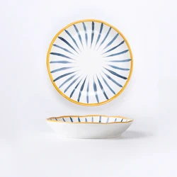 Wholesale  Personalized Plates Soup Porcelain Color Plate