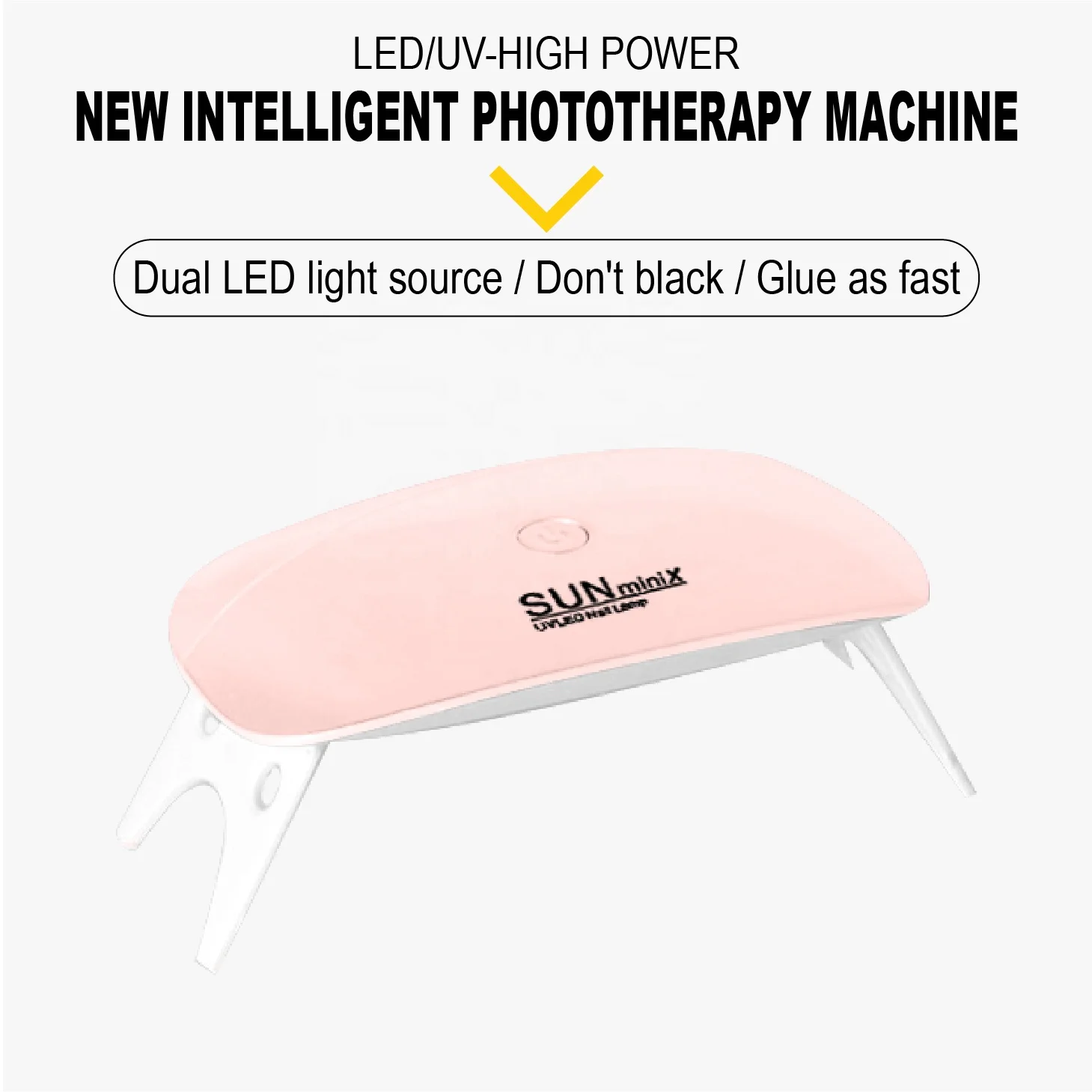 
Hot Selling Portable Nails Supplies Salon Nail Gel Polish Quick Dryer Sunlight Mini UV Led Nail Lamp 