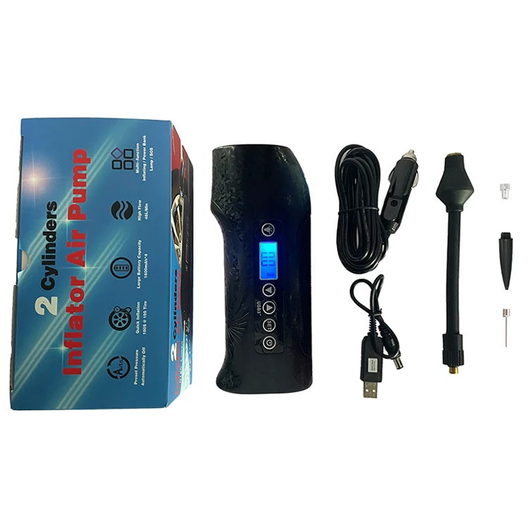 48L/min 8000mah high flow intelligent mini electric wireless camper SUV RV offroad car tire inflators air compressor pump