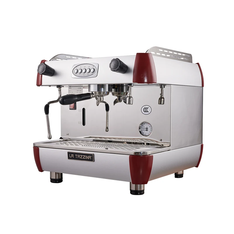 LA TAZZINA Single Group Coffee Machine 6.6L Food Grade Stainless Steel Boiler For Restaurant/Cafe
