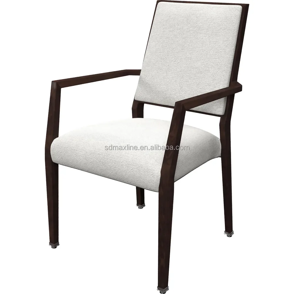 Commercial High Quality Hotel Wedding Banquet Dining Chair With Arm Hotel Banquet Chair