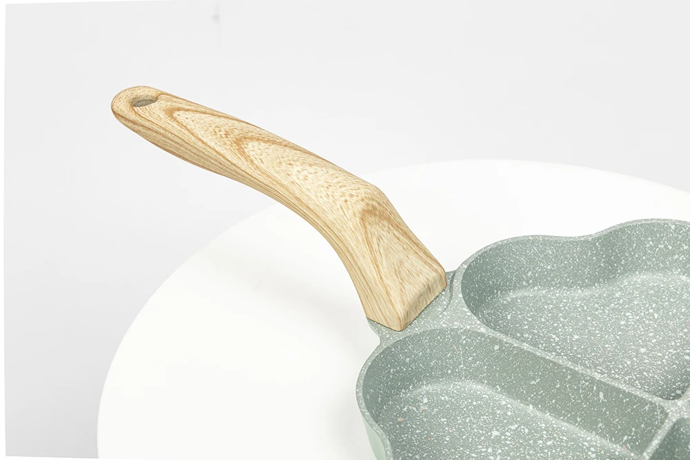 Smartpan Clover Thickened Non-Stick Omelet Pan Egg Pancake Steak Cooker Kitchen Frying Pot Fruit Vegetable Kitchen Cookware