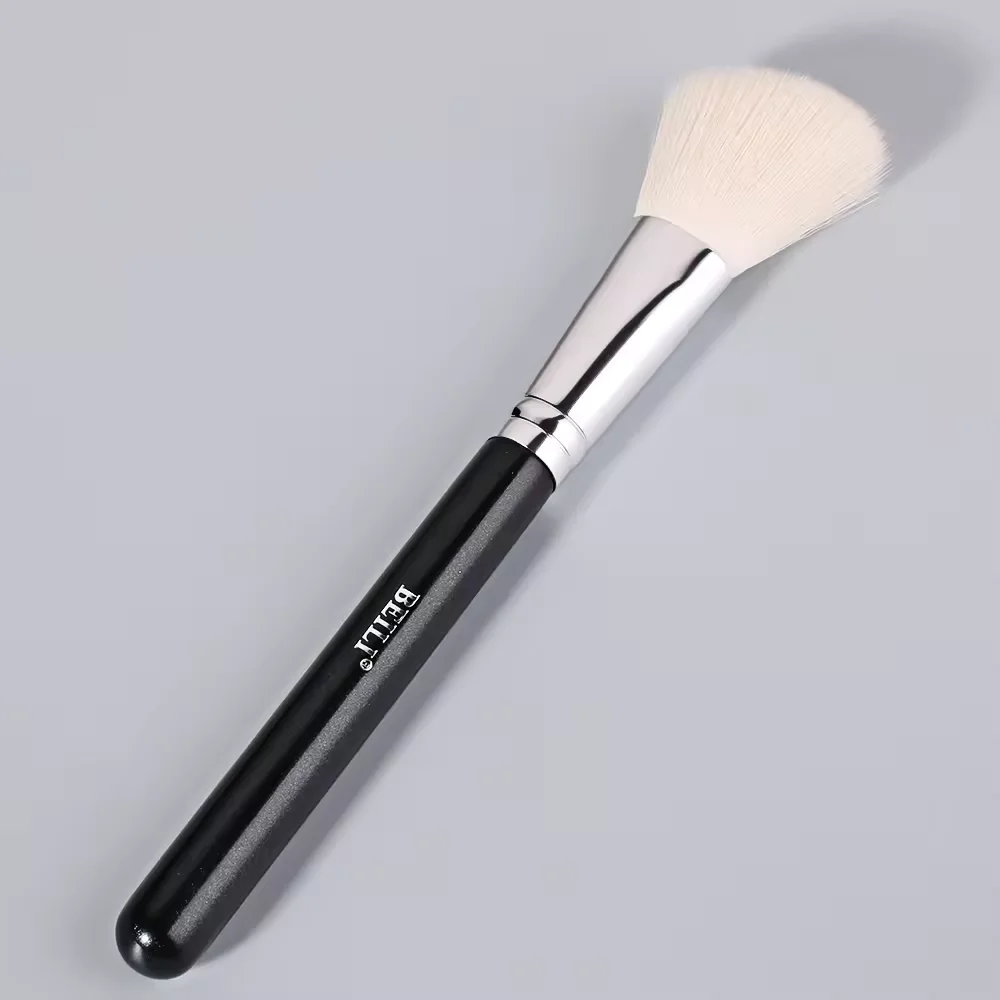 Factory wholesale single makeup brush Eco-Friendly synthetic hair large contour brush luxury loose powder blush brush