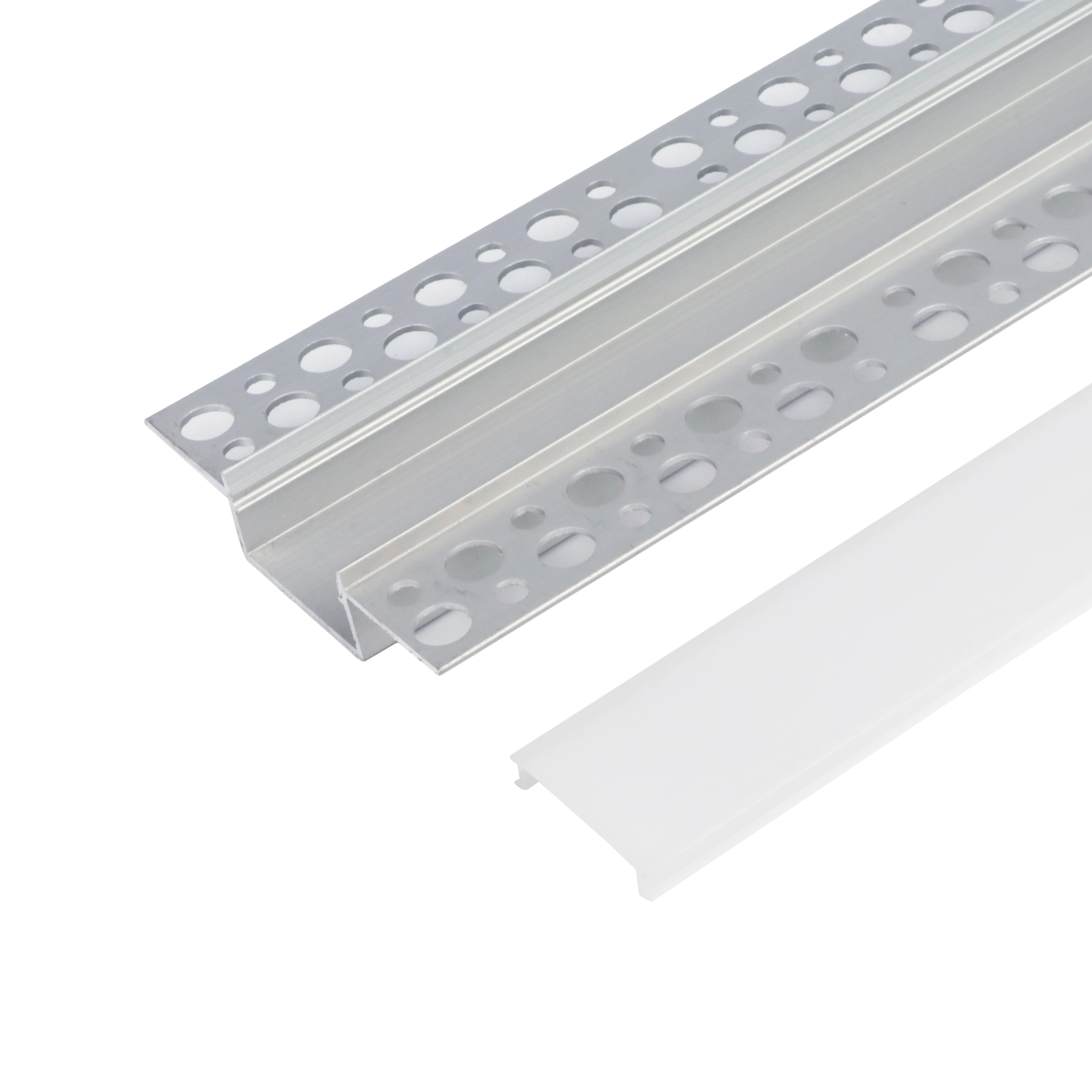 Led Strip Light Track Aluminum Profile for Led Strip Lights with Mounting Clips Accessories