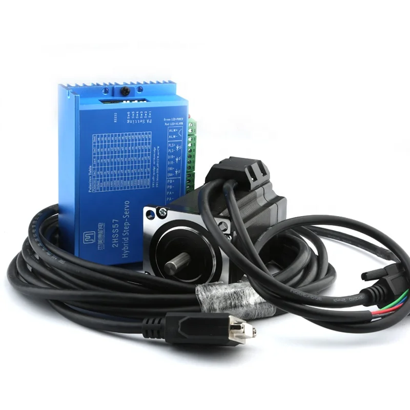 Гибридный Серводвигатель Jmc Nema23, двухфазный крутящий момент 57j1880ec-1000-ls, драйвер 2 нм, гибридный Серводвигатель 2hss57, закрывающий цикл, шаговый двигатель 57 мм
