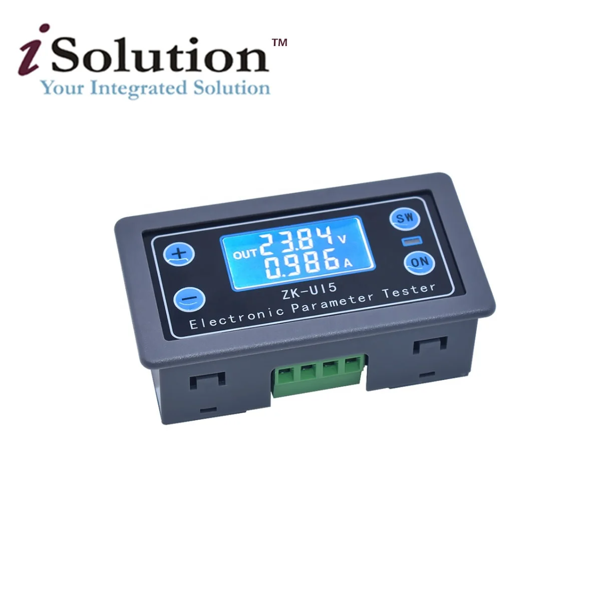 ZK-UI5 DC5-38V Battery Tester Voltmeter Ammeter Load Monitor Charger Tester Power Capacity Meter Charge Discharge Controller