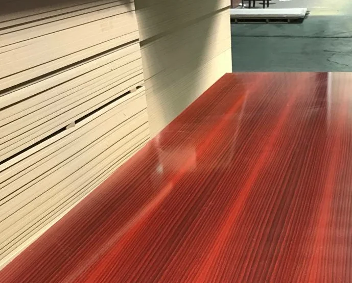 wood color Melamine particle board laminated chipboard