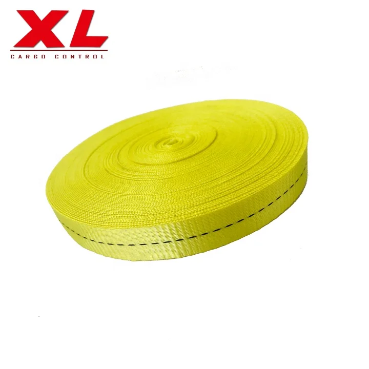 100% polyester webbing raw material for lifting sling