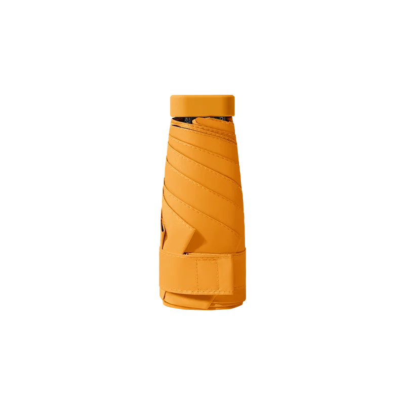 custom logo 6 Fold Mini Travel Small 5 Folding Pocket Umbrella