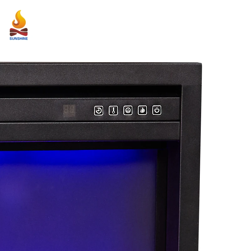  Солнечный 73 дюймовый настенный утопленный Электрический камин