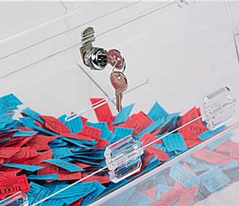 New Arrival Custom Unique Design Large Acrylic Raffle Lottery Drum With Rotatable Handle