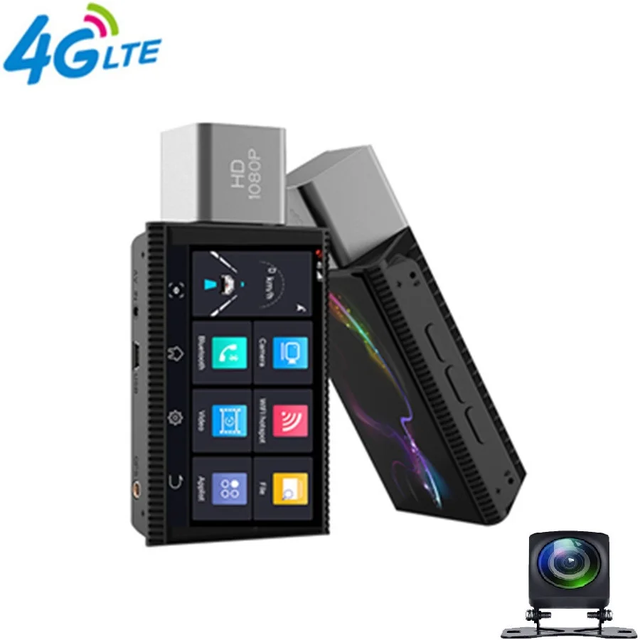 4G Android автомобиля тире камера GPS навигации HD 1080P Автомобильный видео регистратор DVR ночного видения Wi-Fi пульт для монитора 3 дюймовый сенсорный экран