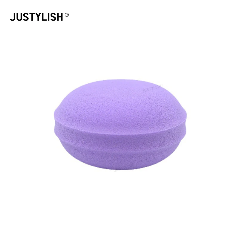 Private Label Wholesale Latex Free Cosmetics Macaroon Beauty Puff Blender Gift Set Microfiber Makeup Blender Makeup Sponge Puff