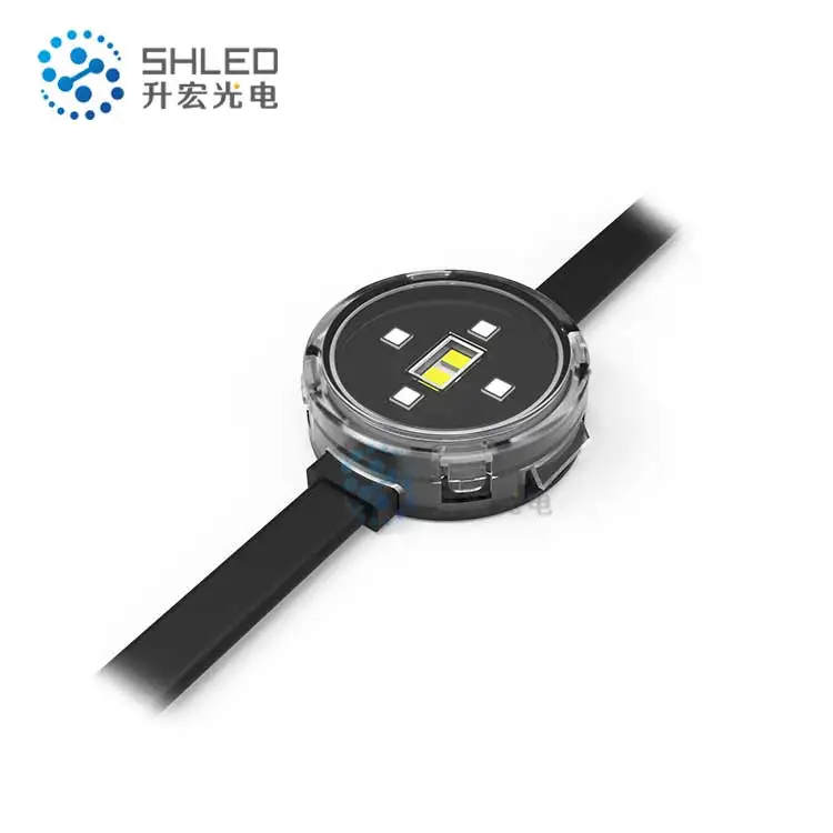  Водонепроницаемый IP67 высокой яркости адресный dmx Rgb 42 мм программируемый светодиодный пиксельный точечный