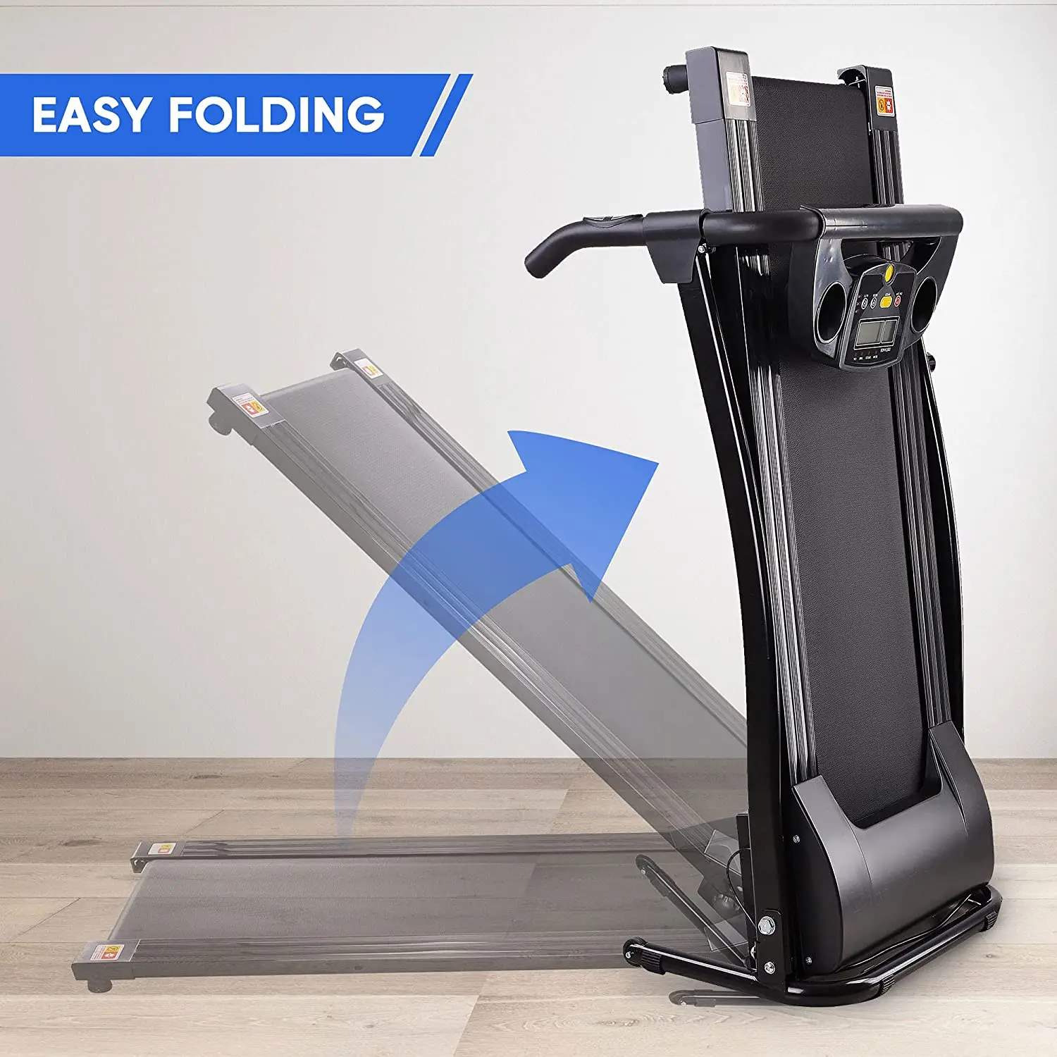 Electric Folding Treadmill Portable Running Walking Treadmill for Home Exercise