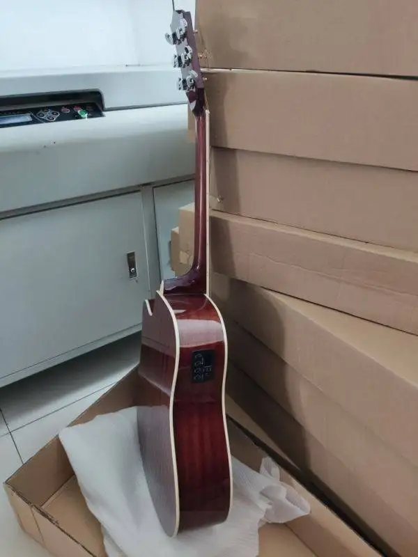 41 INCH Acoustic Guitar solid spruce top and mahogany back and sides