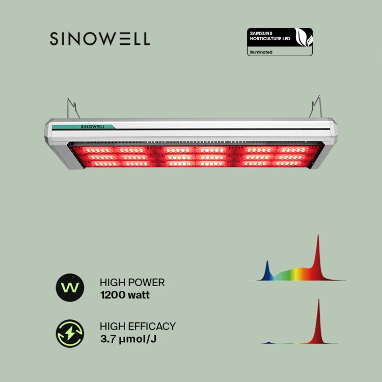 SINOWELL 1200 Вт 800 730 светодиодный светильник для выращивания растений 1: 1 HPS 1000 Замена CT 1930e светодиод теплиц в помещении