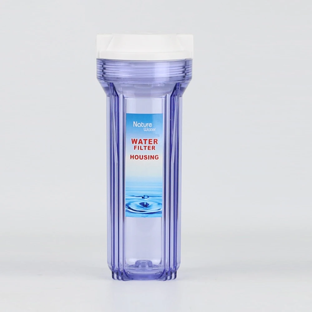 New material PET filter bottle 10 inch water purifier housing for home ro system
