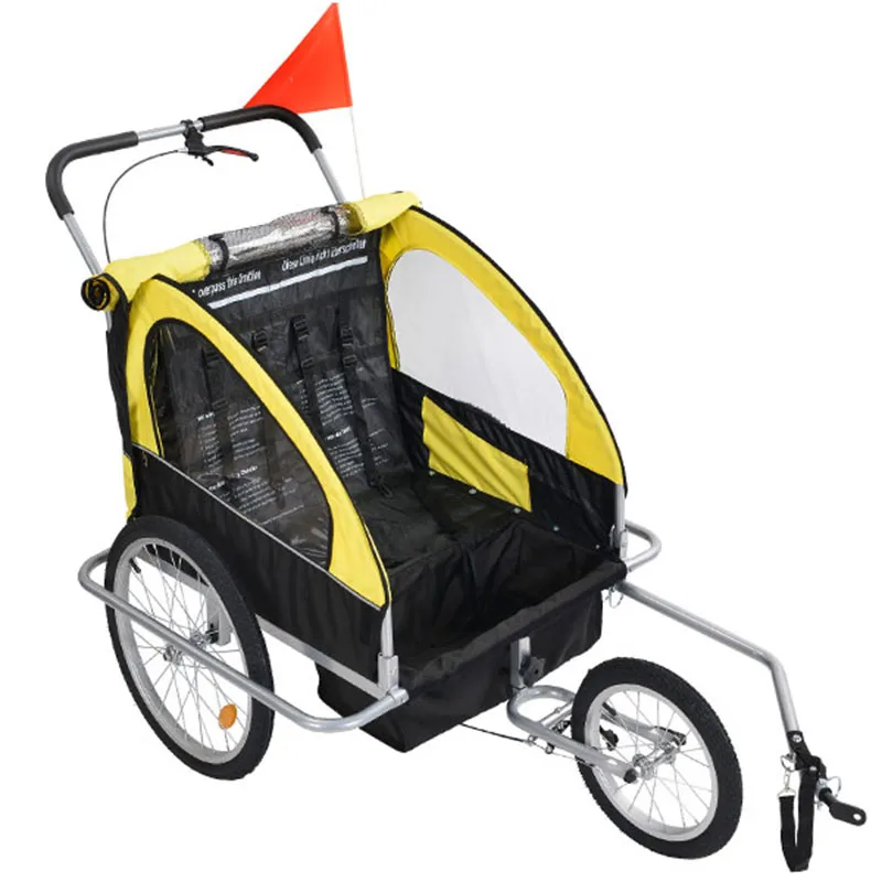 Factory direct 3 wheel Sale Dog Cat Prt Bicycle/Bike Trailer PT001