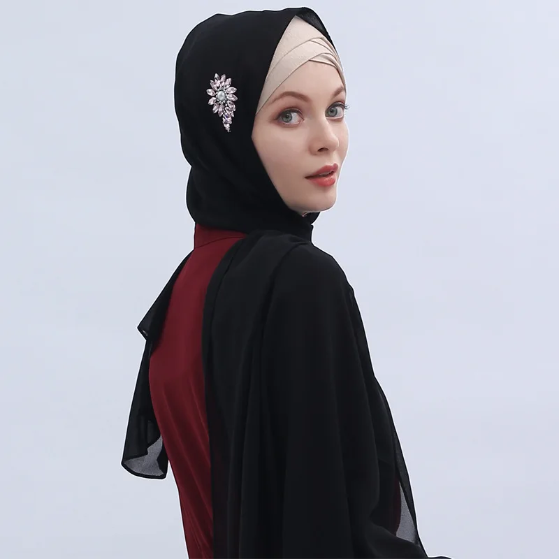 
2021 New Fashion hijab scarf instant muslim women malaysia ladies scarves instant hijab 
