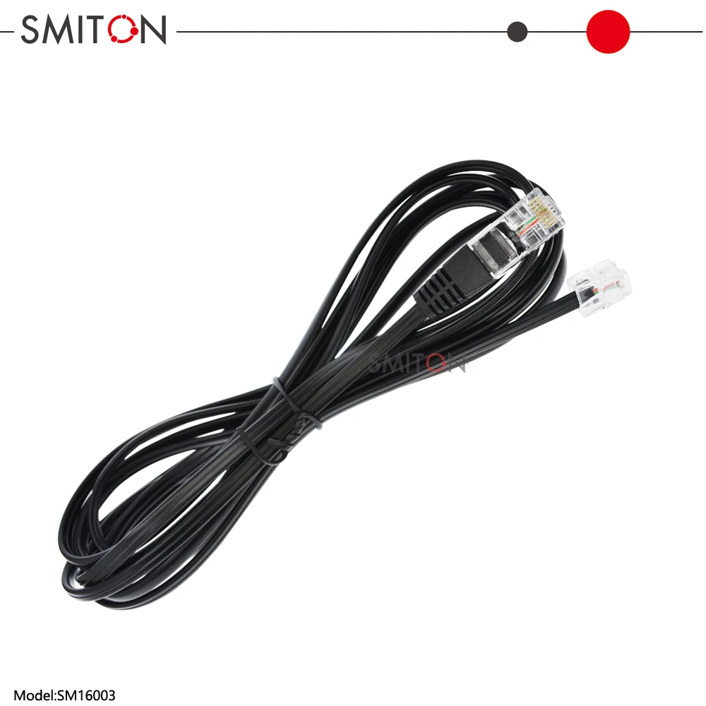6P2C - 8P2C Modular Telephone Extension Cord