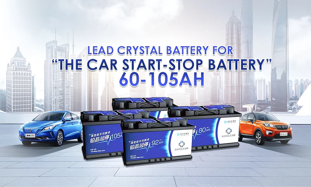 2020 new hybrid battery car  92Ah lead crystal 12v car battery jump