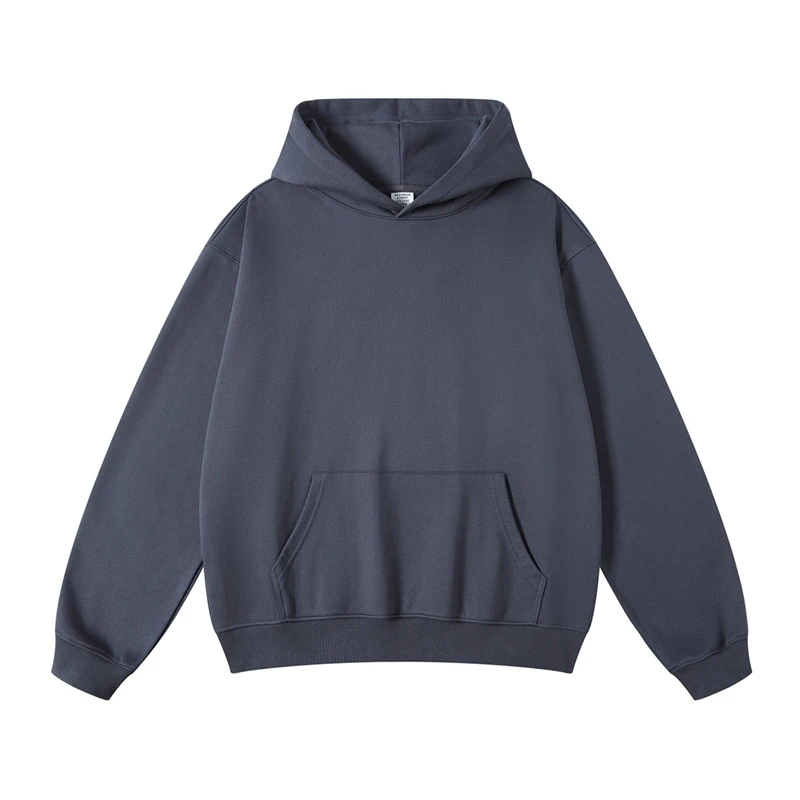 Drop Shipping with 1 Piece Unisex Heavyweight Poly Cotton Hoodies in Bulk for DTG Customization Pullover Hoodies
