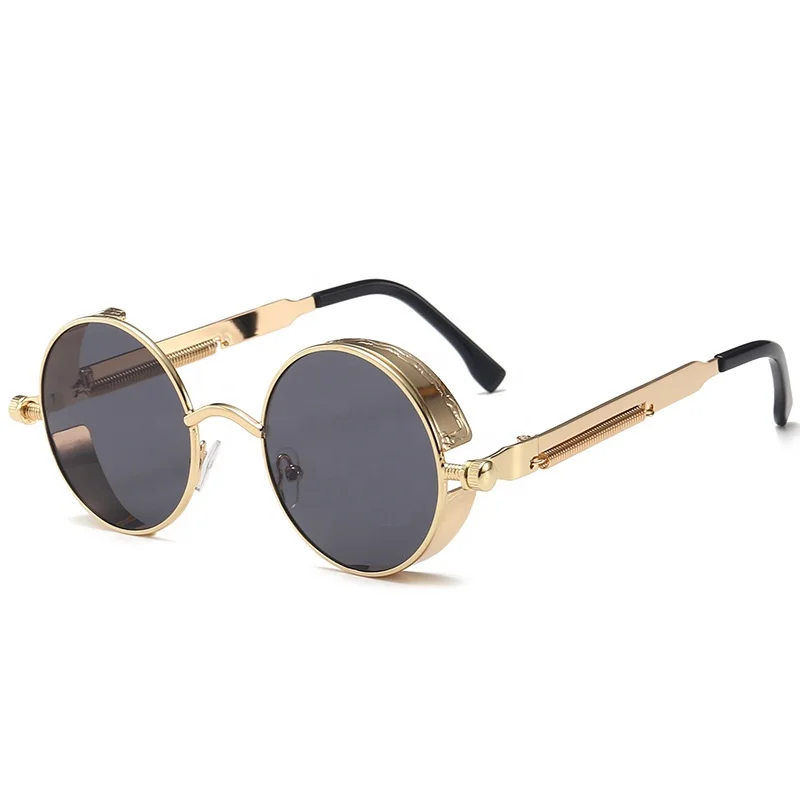 Men sunglasses 2022 metal round sun glasses for Women unisex custom sunglasses logo mens luxury sunglasses