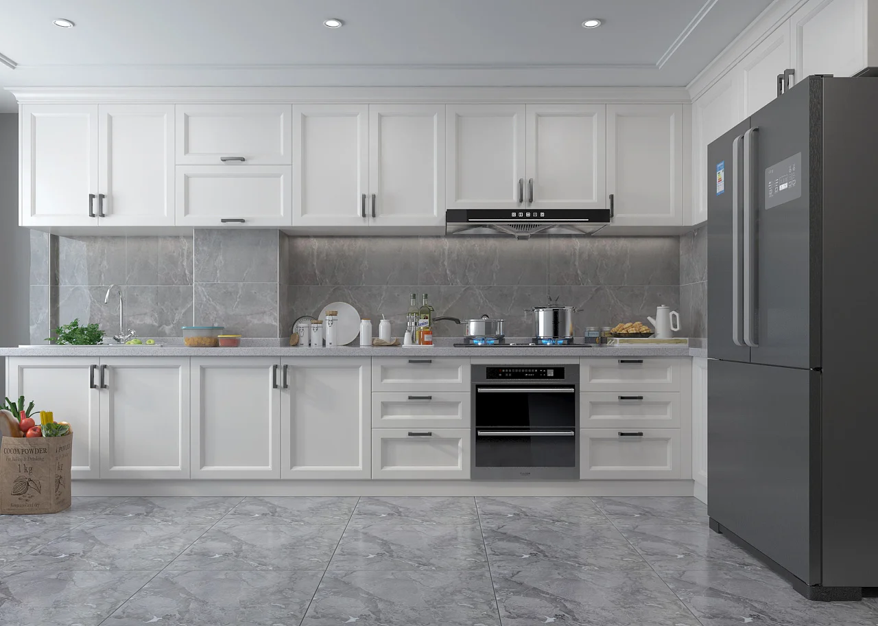 Interior Decorative Aluminum-Plastic Kitchen Cupboard Cabinet Skirting Board Kitchen Kick Plate