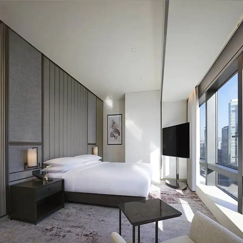 Hyatt Hotel Luxury Design Feather Fabric Upholstered Hotel Furniture Manufacturer