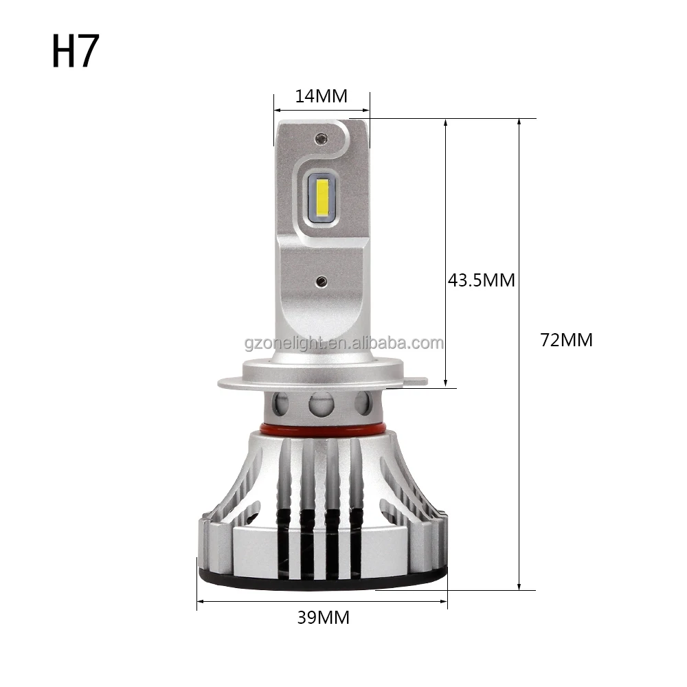 Hot selling F2 Led Headlights bulb White High/low Beam 12V 36W 6000LM Headlamp H4 H13 5202 9012 for Universal Cars
