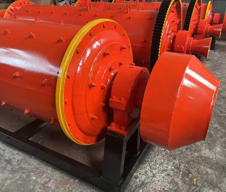 900x3000 Diesel Powered Ball Mill with Good Quality Manganese Steel Lining Plate