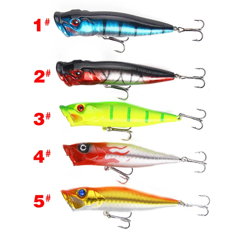 Topwater Big Popper Lure 90mm 12.5g High Quality Floating Popper Fishing Lures Hard Bait Wobbler Artificial Swimbait