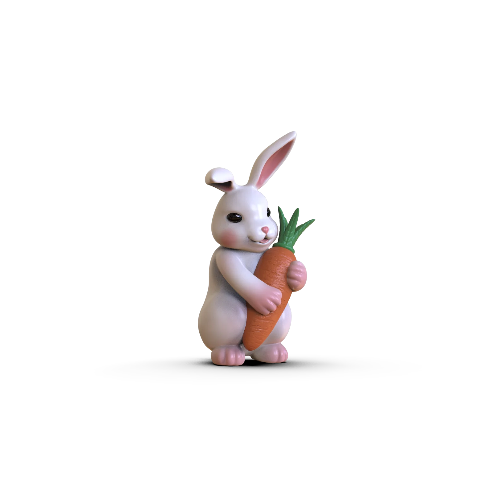 China Factory Supply resin rabbit statue polyresin custom Easter bunny figurines with carrot custom easter rabbit decoration