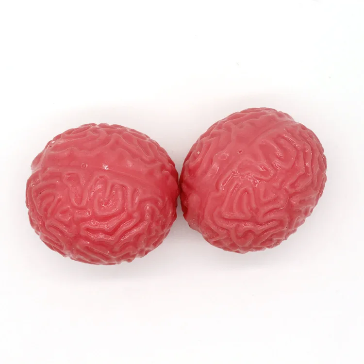 Factory Direct Sales Tpr Brain Shape Squishy Ball Decompression Vent Squeeze Toy